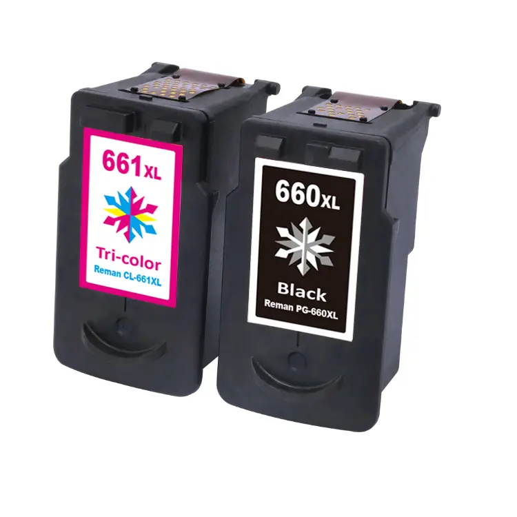 Canon cartridge PG-660XL CL-661XL reman ink cartridges