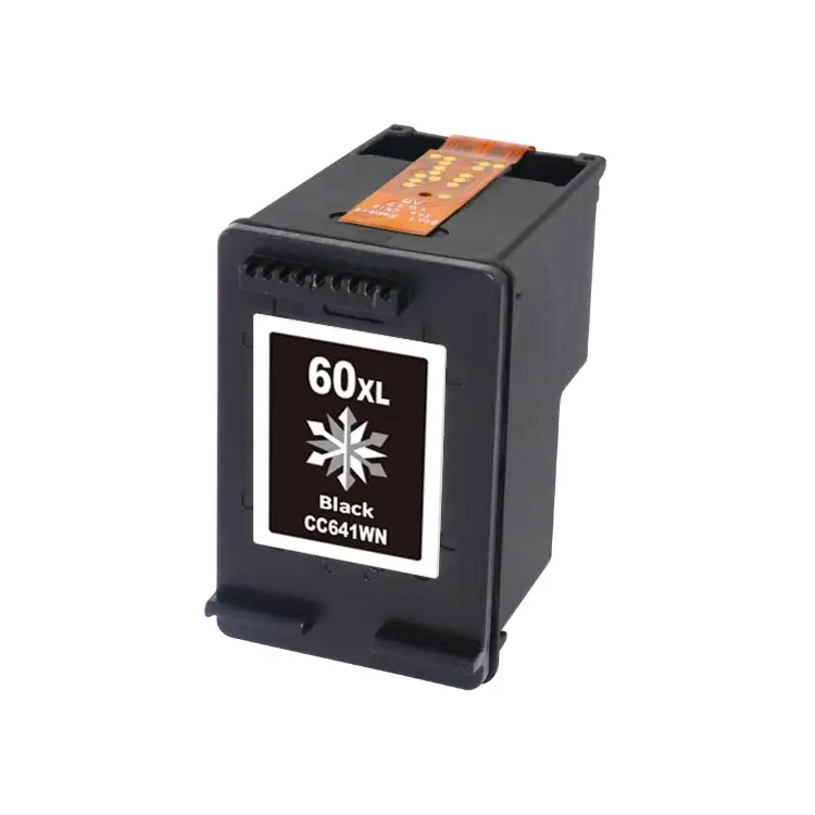 HP 60 ink third-party printer black ink cartridges