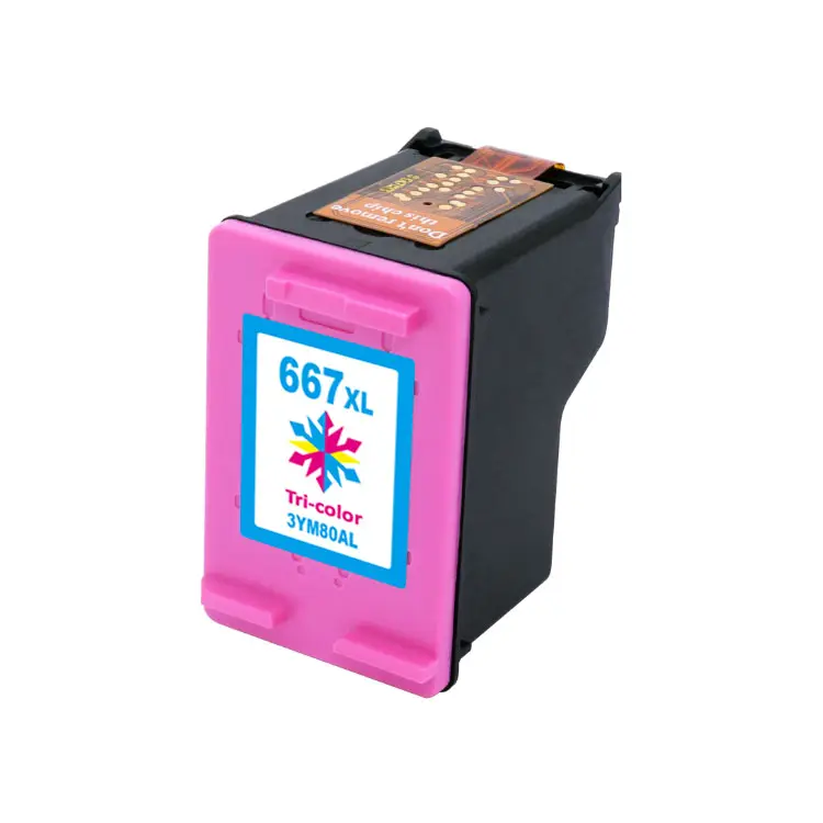 667 hp colour compatible ink cartridge