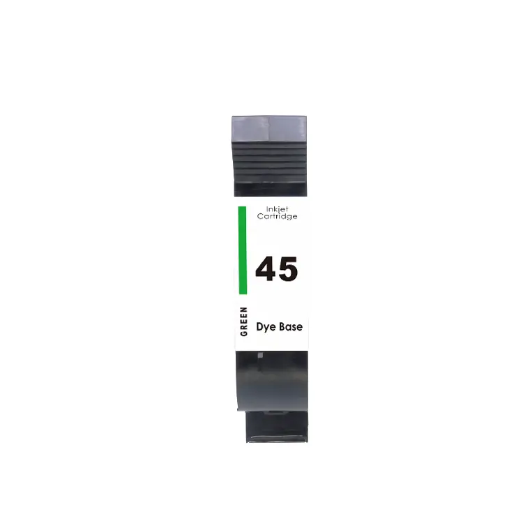 compatible water based dye TIJ green inkjet cartridge for handheld printer