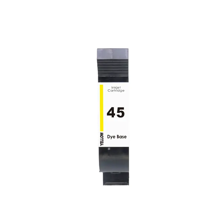 compatible water based dye TIJ yellow inkjet cartridge for handheld printer