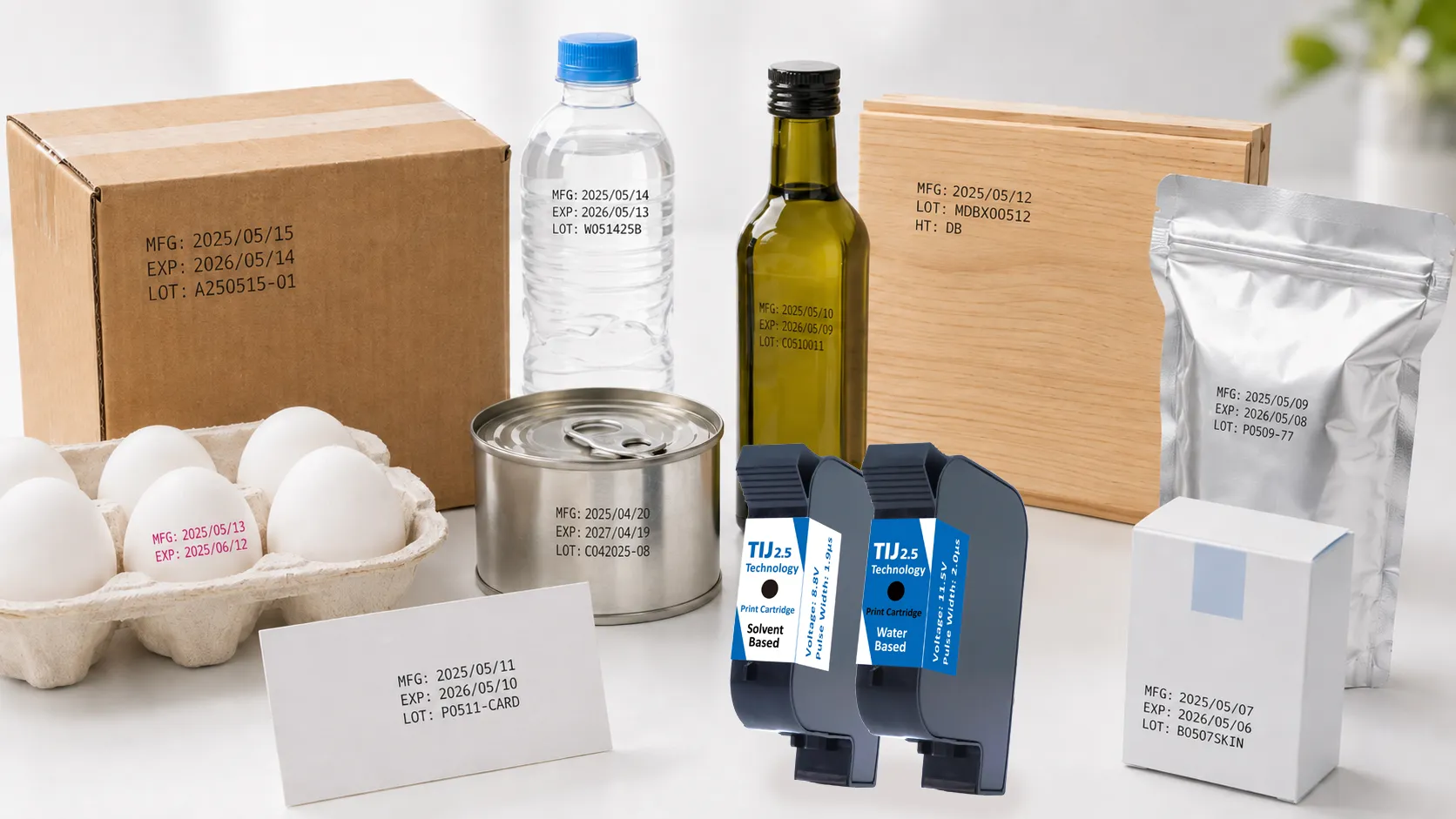 Different-printing-substrate-Uniplus-TIJ